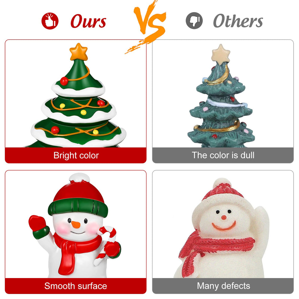 POPETPOP resin snowman decor is odorless and safe for tanks.