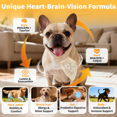 POPPAW 25-in-1 dog multivitamin chews chicken-flavor piece for an easy daily treat