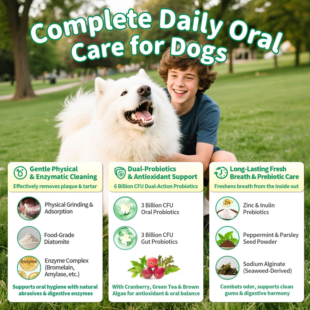 POPPAW 6B CFU probiotics visual indicating oral and gut balance