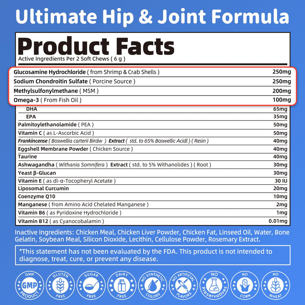 POPPAW supplement panel highlights CoQ10 and B vitamins for energy.