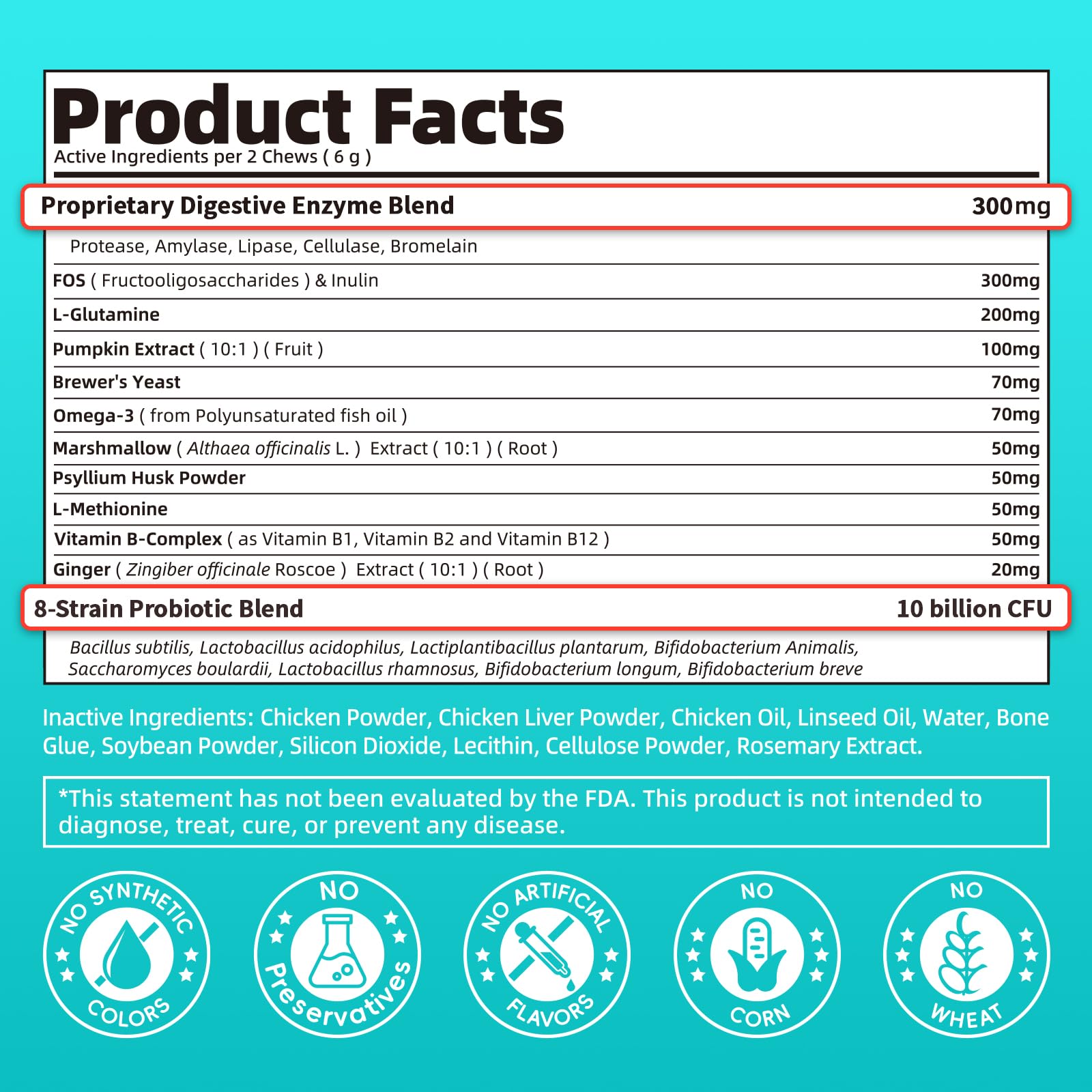 POPPAW daily chews provide ongoing digestion support and energy for dogs.