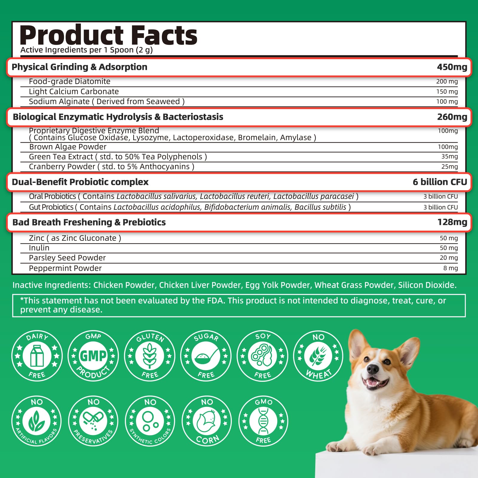 POPPAW non-GMO, gluten-free, dairy-free formulation logo for safe ingredients