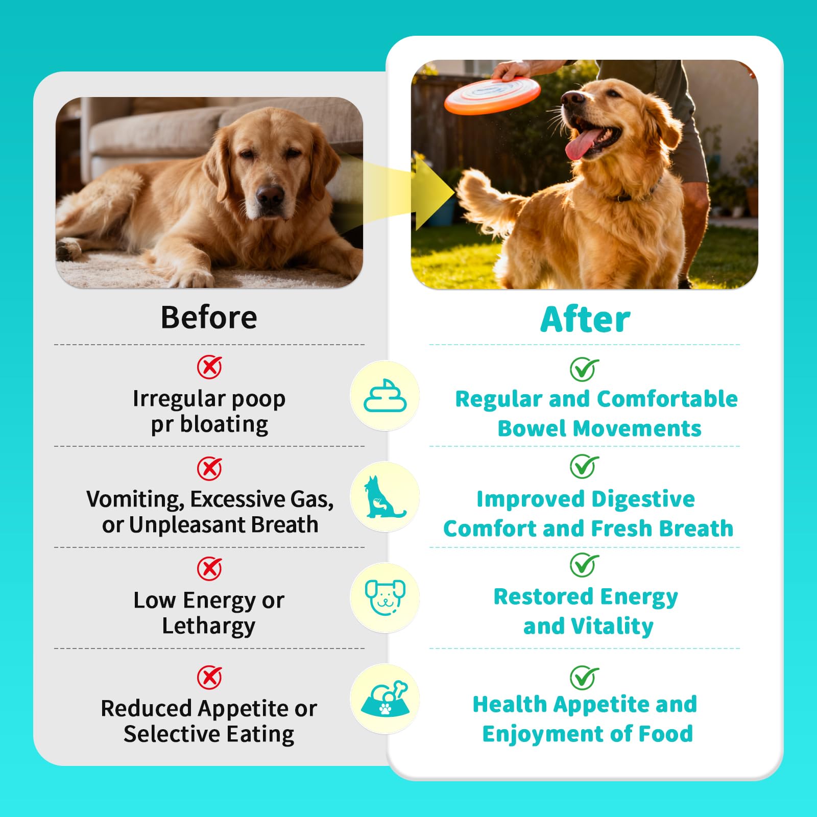 POPPAW prebiotics FOS and Inulin packet promoting healthy gut flora.