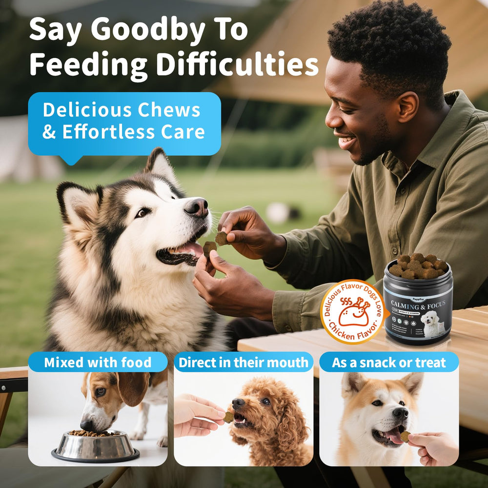 POPPAW Soft-chews texture suggests easy administration over pills.