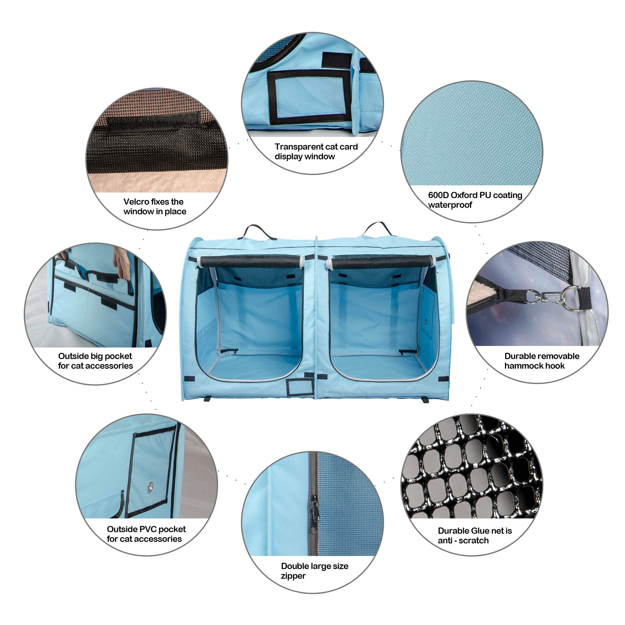 Included carry bag keeps Mispace portable on the go.