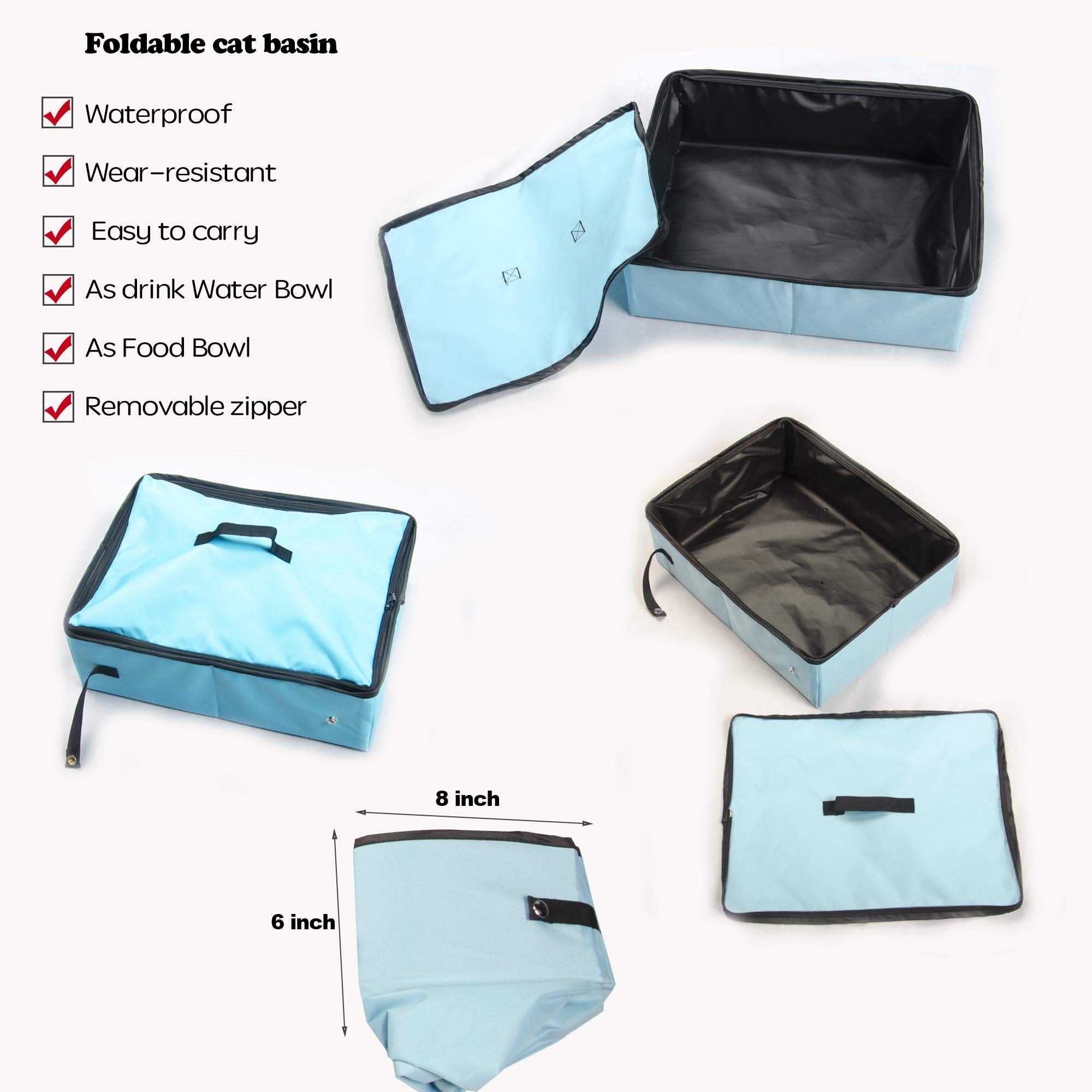 Dual-compartment design creates two functional zones for pets.
