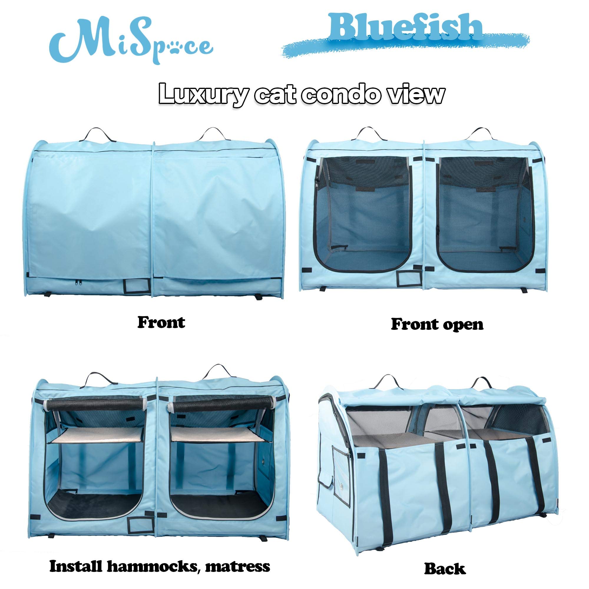 Foldable glass-rod frame enables quick, portable setup.