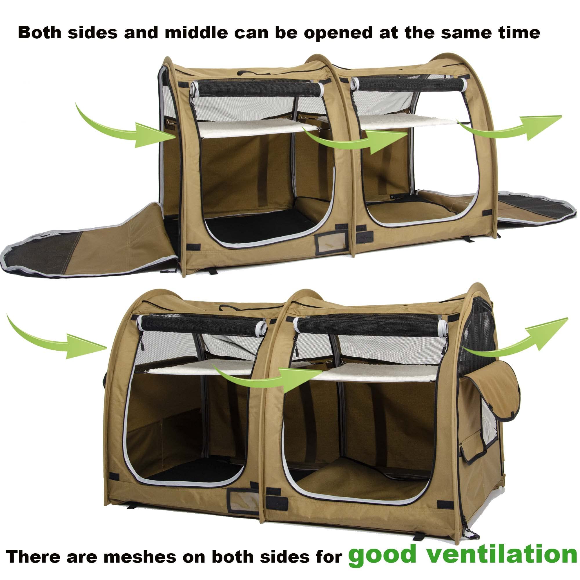 Porayhut Mispace foldable litter box adds convenient hygiene.