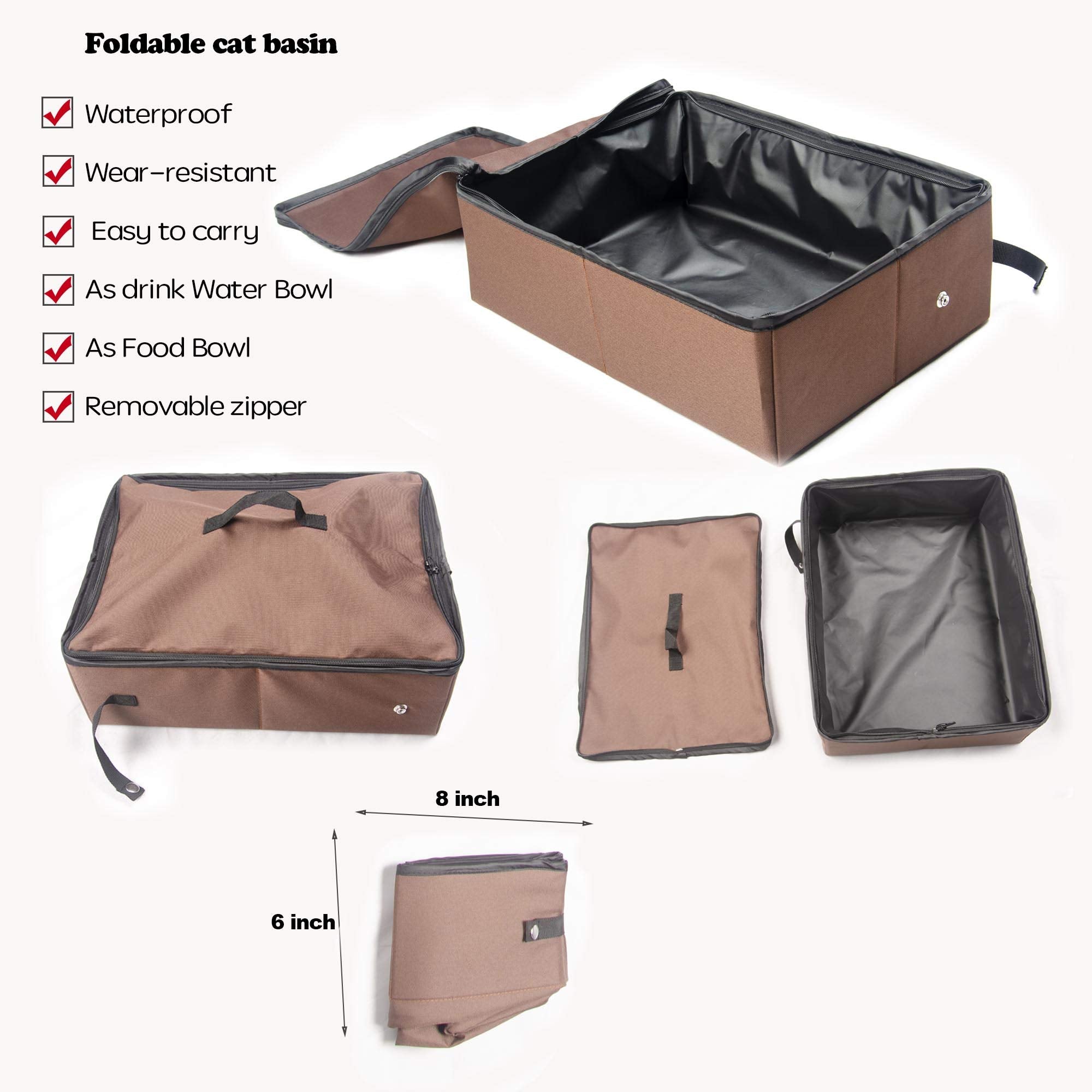 Porayhut Mispace front doors with zippers secure access.