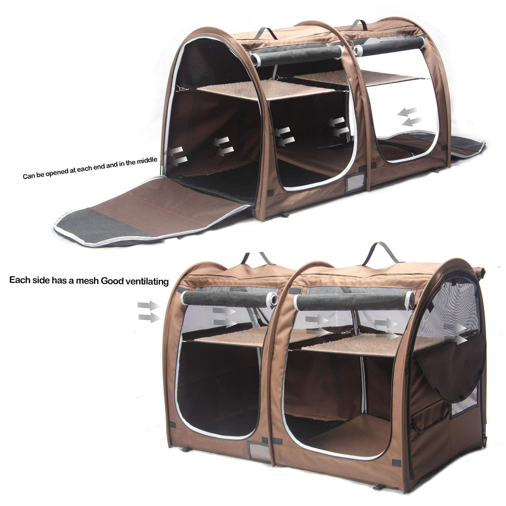 Porayhut Mispace Oxford fabric close-up highlights durable scratch resistance.