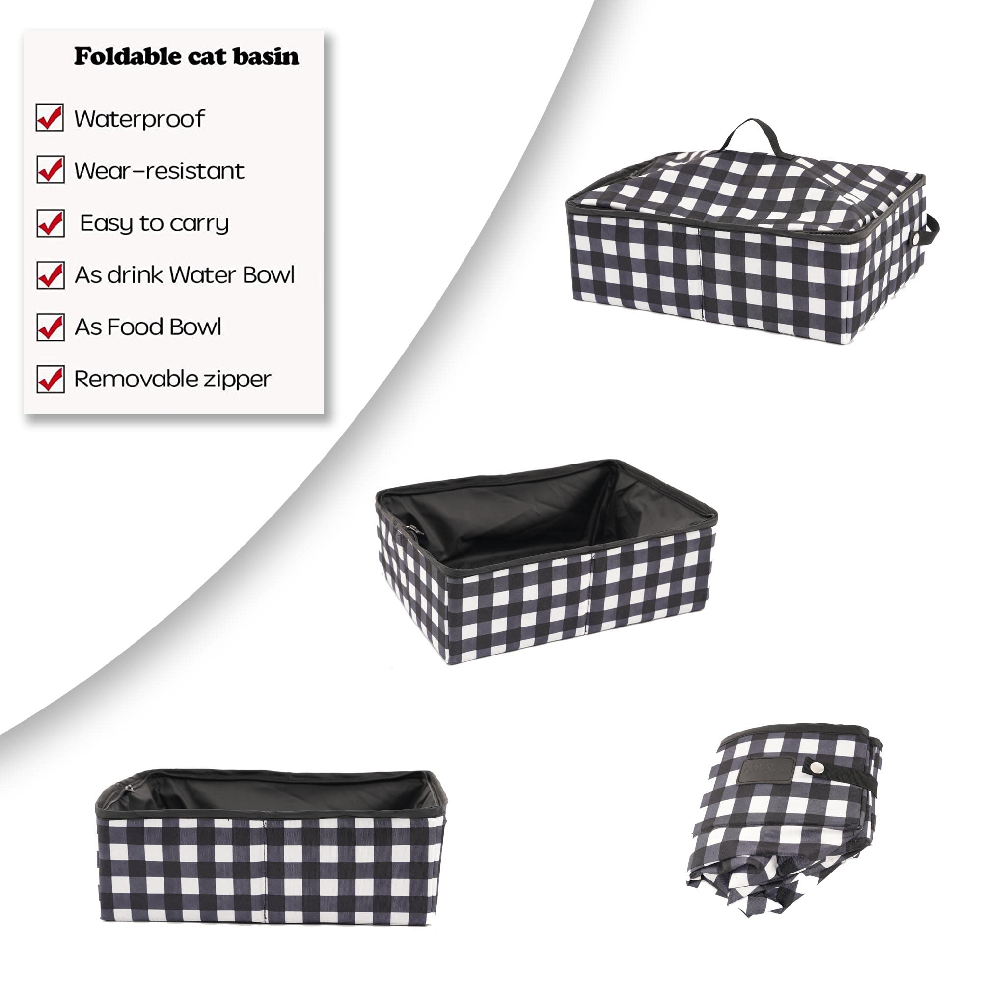 Porayhut Mispace double-door kennel with front and rear zippers