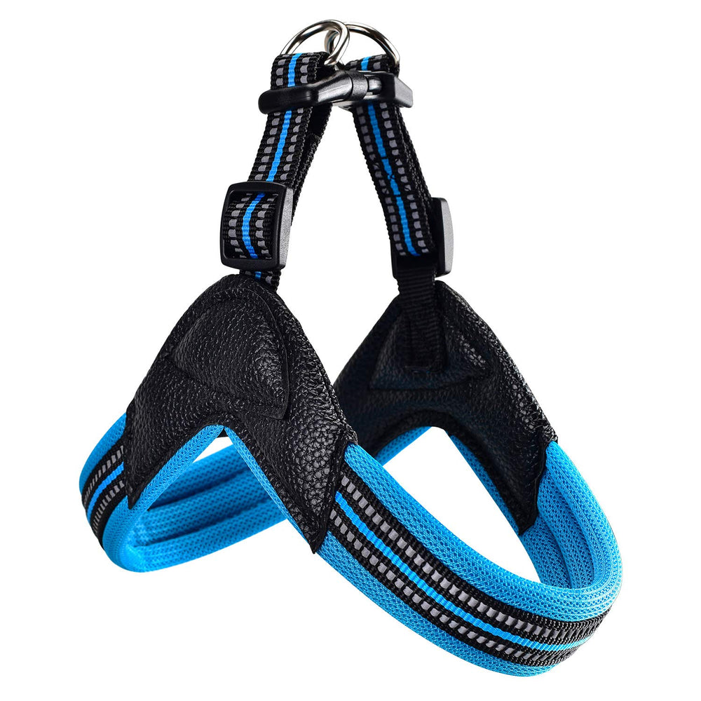 PORDLIE dog harness front view showing no-pull design for comfortable daily walks