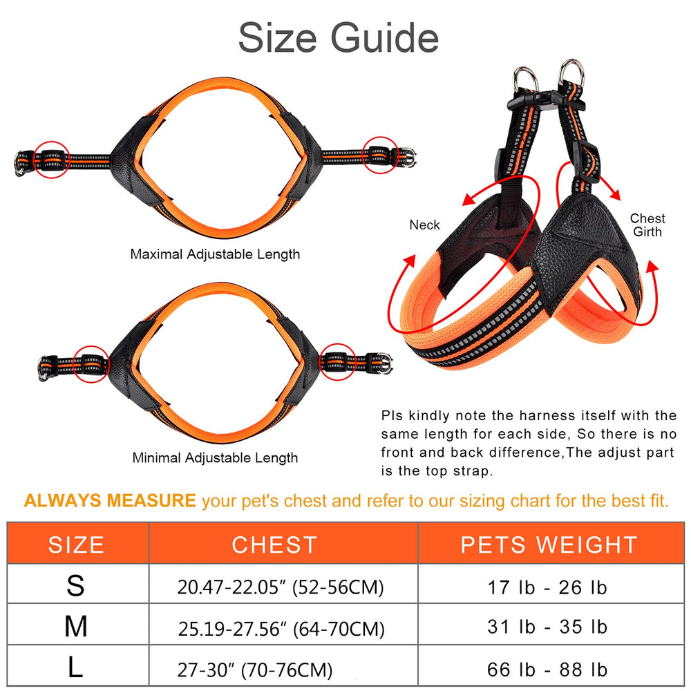 PORDLIE soft padding breathable design keeps dogs comfy during wear