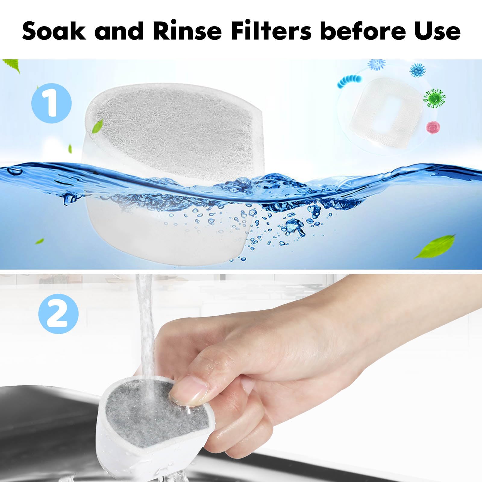 Porens 24-pack ready-for-installation image showing quick setup for multiple fountains