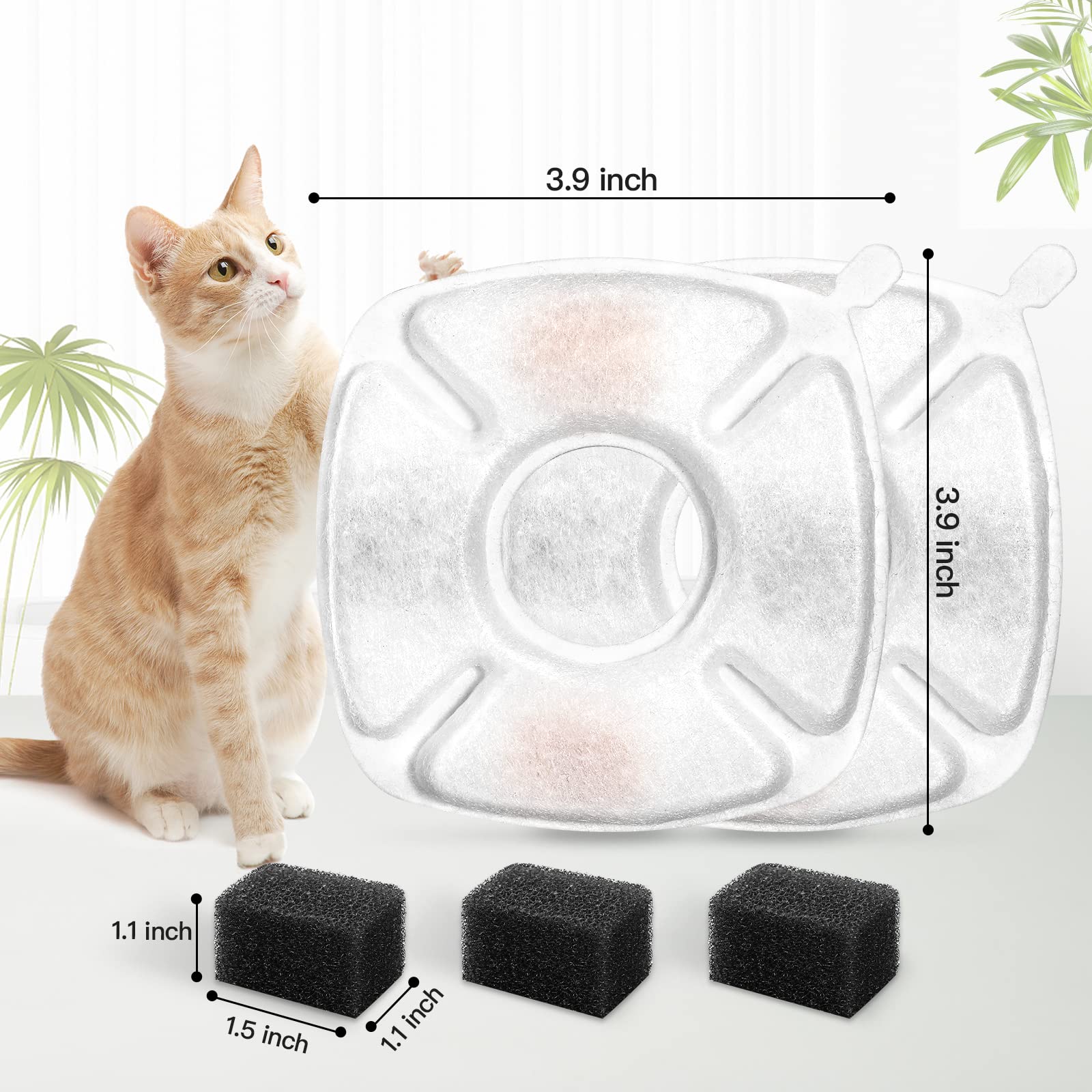 Porens 95oz/2.8L fountain compatibility ensures easy replacement