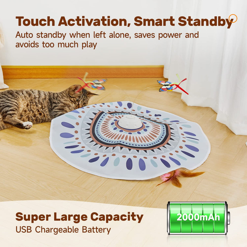 Potaroma cat toy indoor exercise setup designed for all breeds