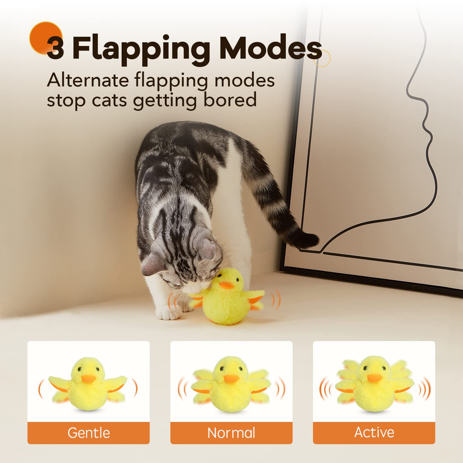 Potaroma interactive kicker toy invites gentle pounces and chases for all breeds