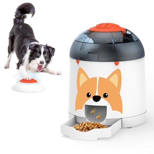 Potaroma dog puzzle feeder toy remote in use for engaging training sessions