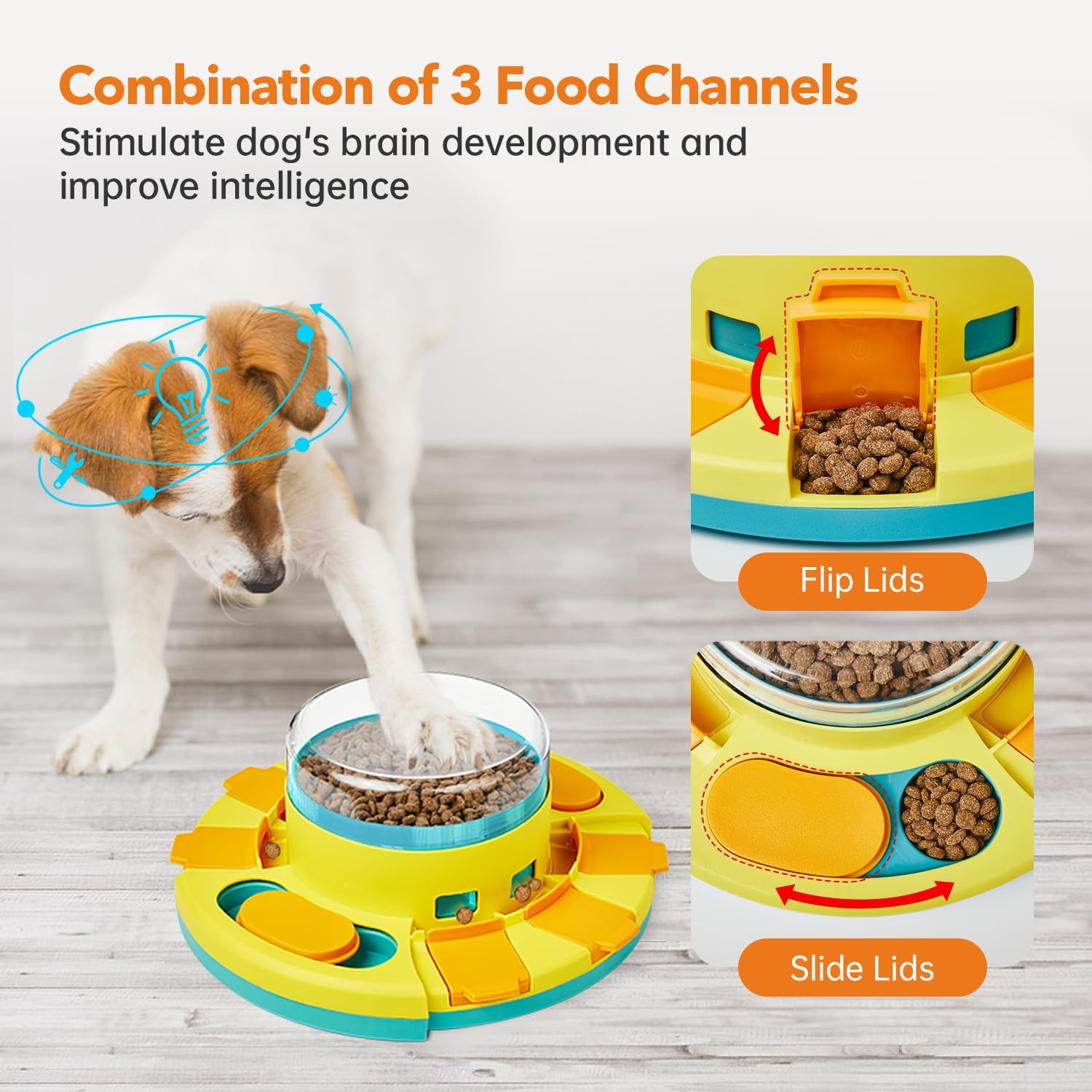 Potaroma dog puzzle toy slow-feeder design encourages measured eating
