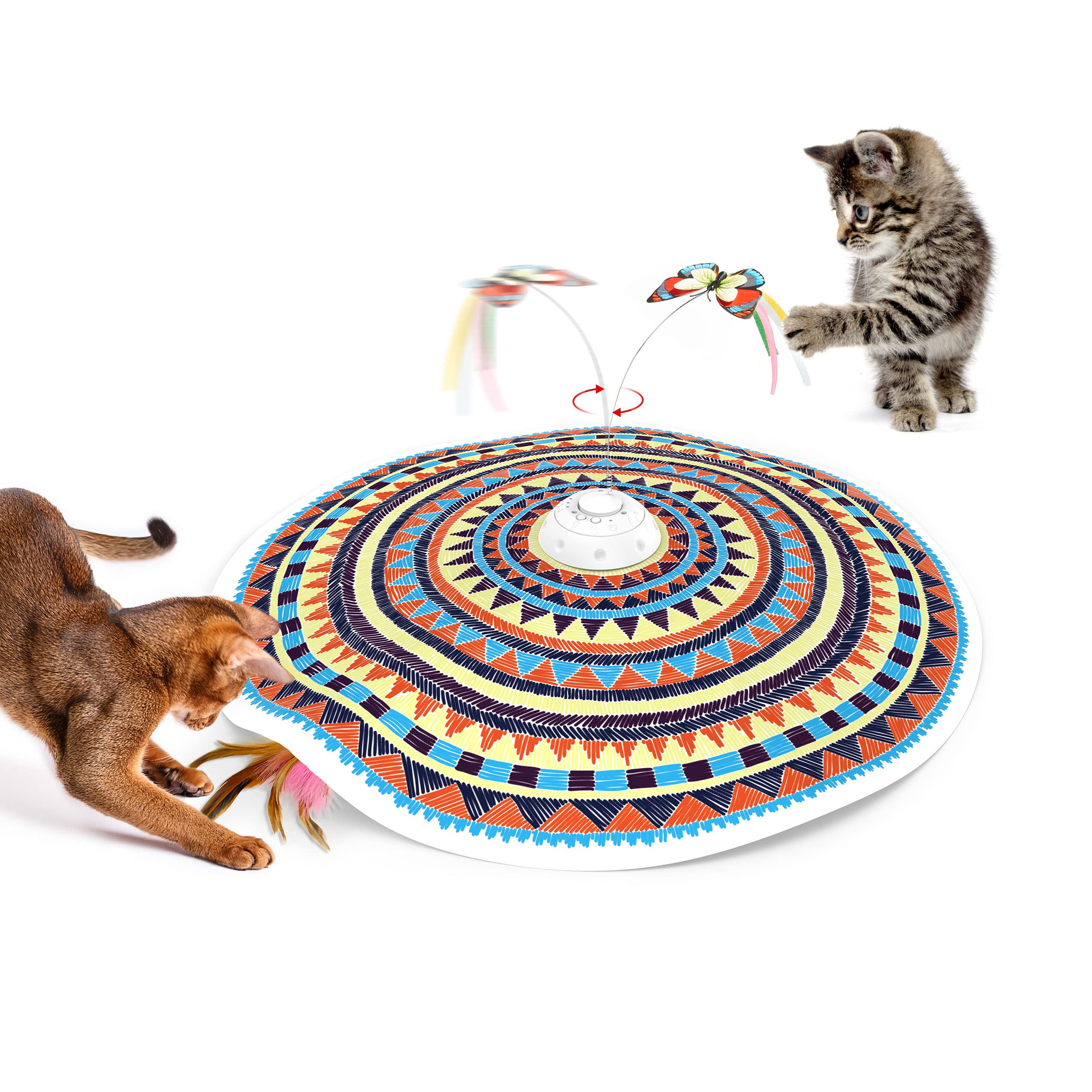 Potaroma fluttering butterfly enhances indoor play and exercise.
