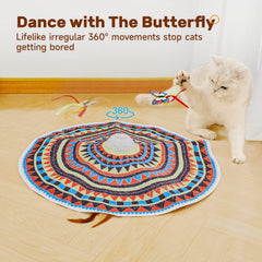 Potaroma indoor cat play setup supports solo play sessions.