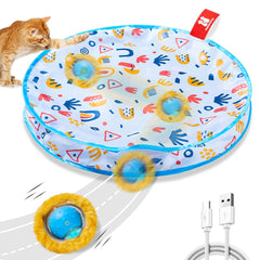 Potaroma interactive cat toy fast ball—engaging indoor exercise and curiosity