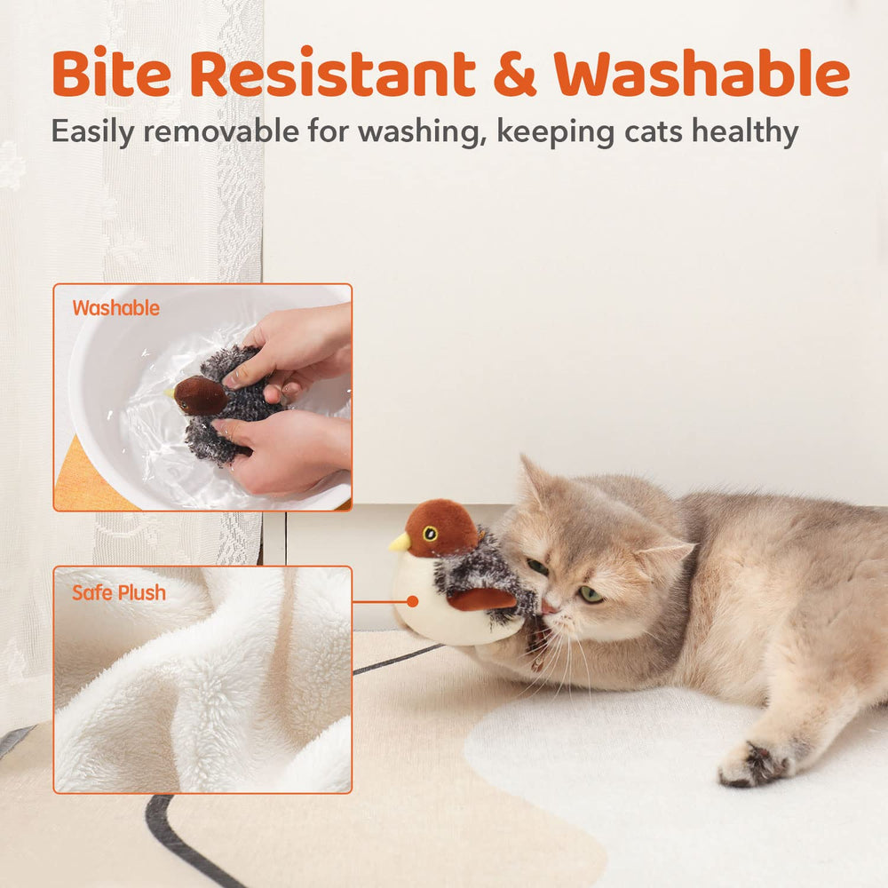 Potaroma Juguete Gato Cargable con cable de carga incluido.