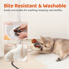 Potaroma Juguete Gato Cargable con cable de carga incluido.