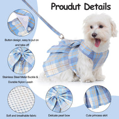 Potchen dog leash nylon-attachment image shows reliable, four-season use