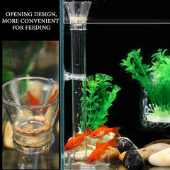 Potchen shrimp feeder dish 8.5cm provides ample feeding space and reduces spill.