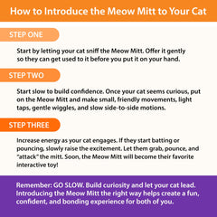 Pounce & Purr Meow Mitt dangling arms for swat-and-chase fun and engagement.