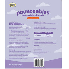 Pounceables Crunchy Cat Treats bag hip and joint focus for everyday feline activity.