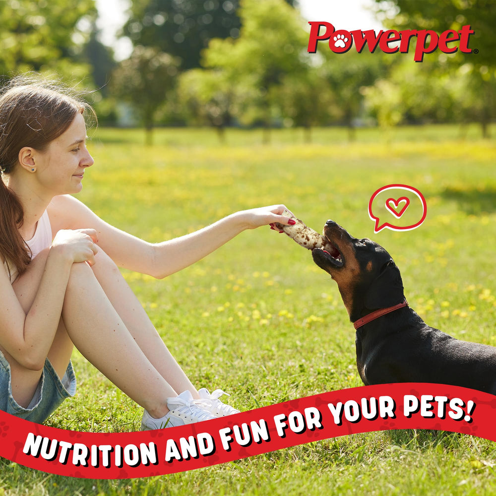 Powerpet 3pc Chews display ideal reward during training or playtime.