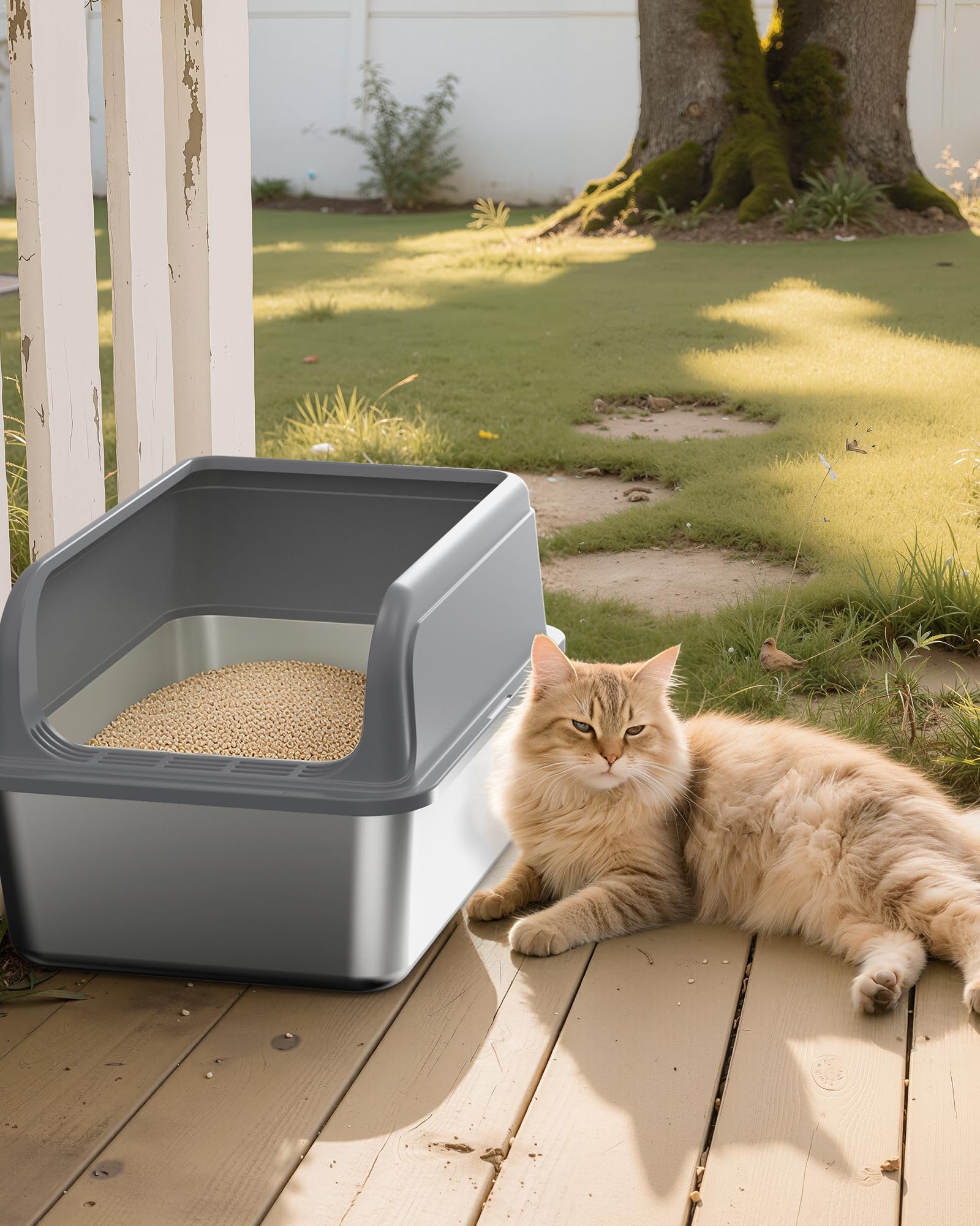 Powools anti-slip pads stabilize the box on smooth floors.