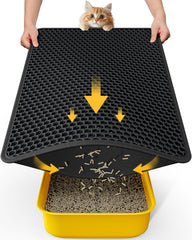 Powools cat litter mat entrance area traps litter and protects floors.