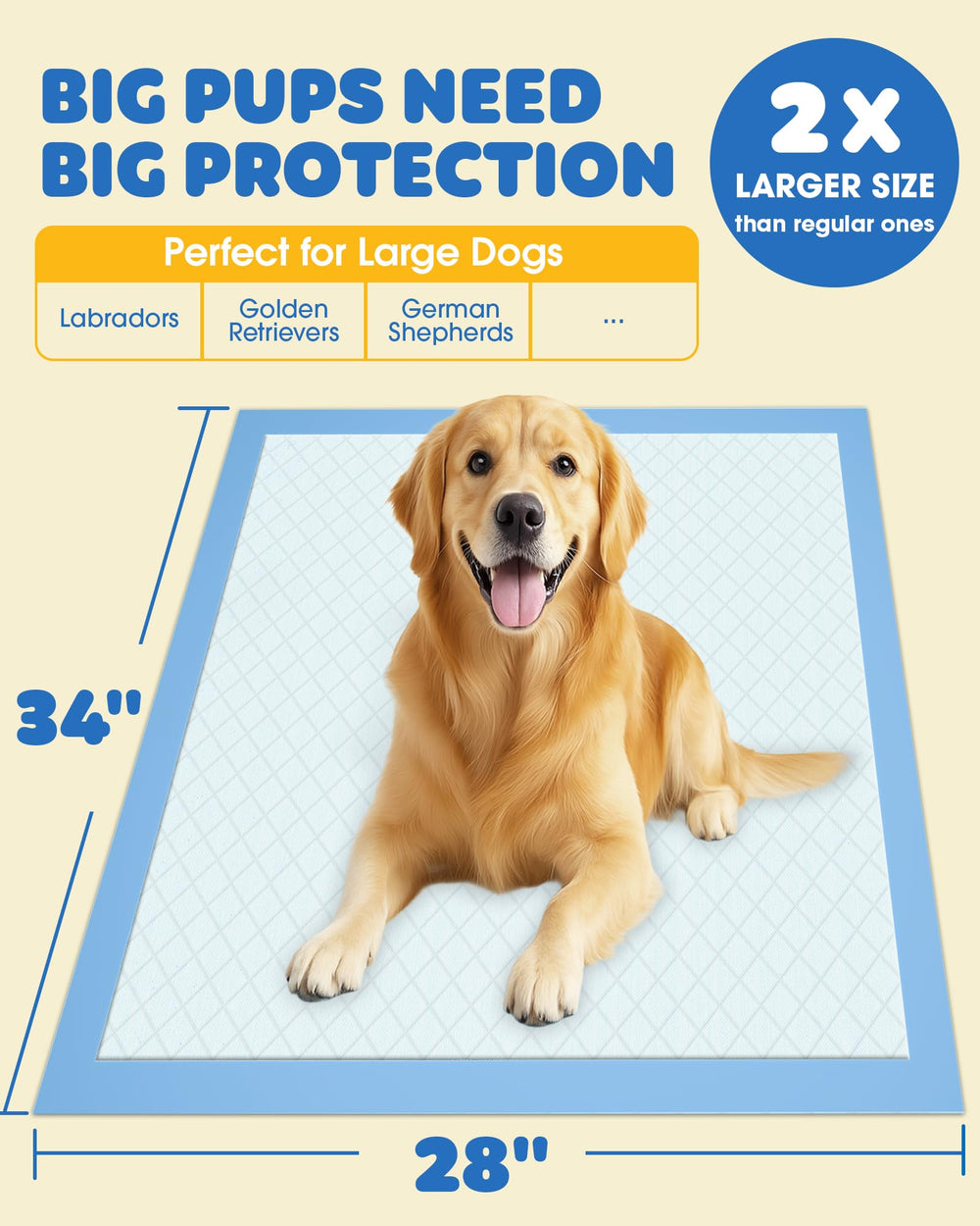 Powools tear-resistant dog pad withstands scratching