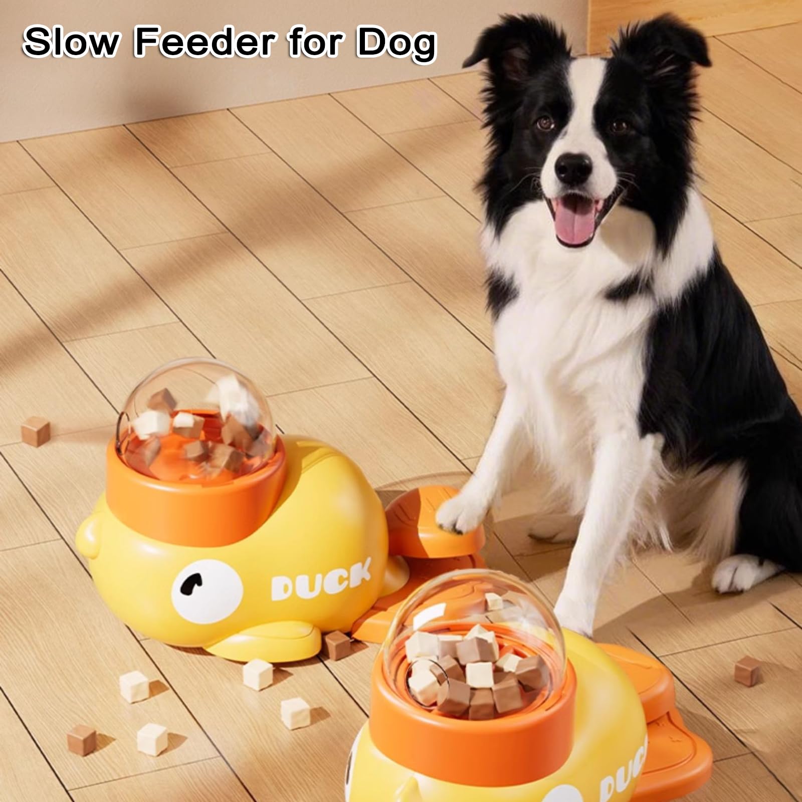 POYIPI dog puzzle feeder press action promotes independent feeding and curiosity