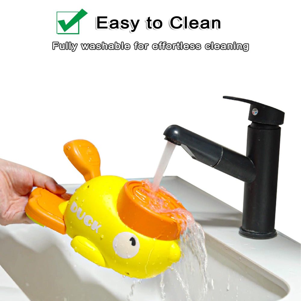 POYIPI easy-to-clean duck-shaped feeder disassembles for quick wash