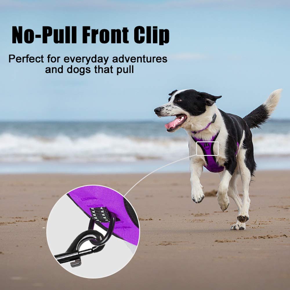 PoyPet No Pull Harness scratch-resistant Oxford fabric outer layer for durability