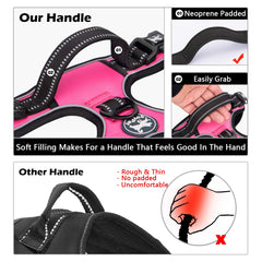 PoyPet No Pull harness soft mesh padding provides breathable comfort.