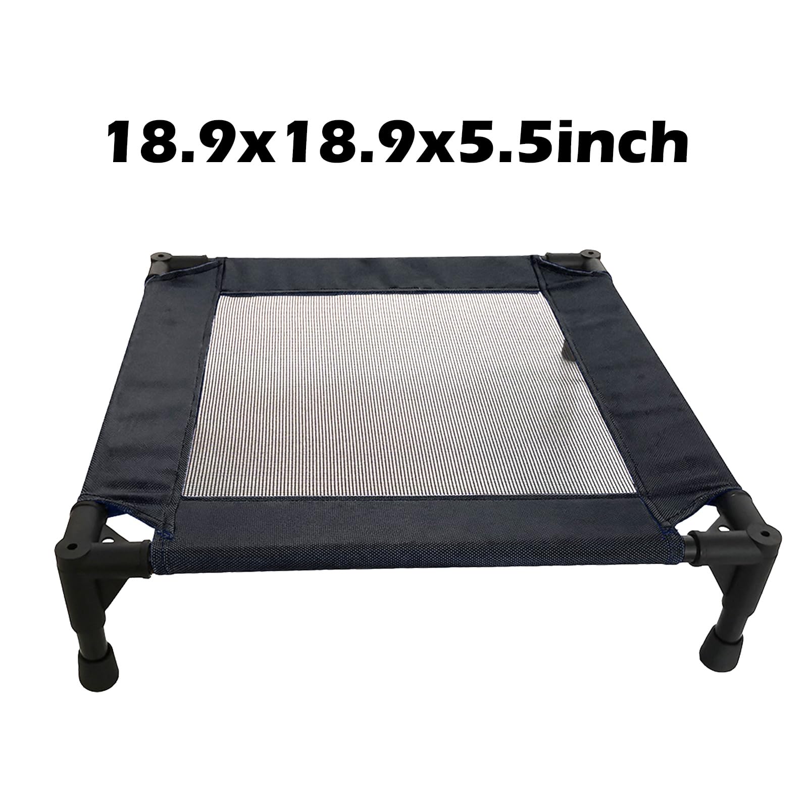 Pozico pet bed with puppy or cat relaxing on raised surface