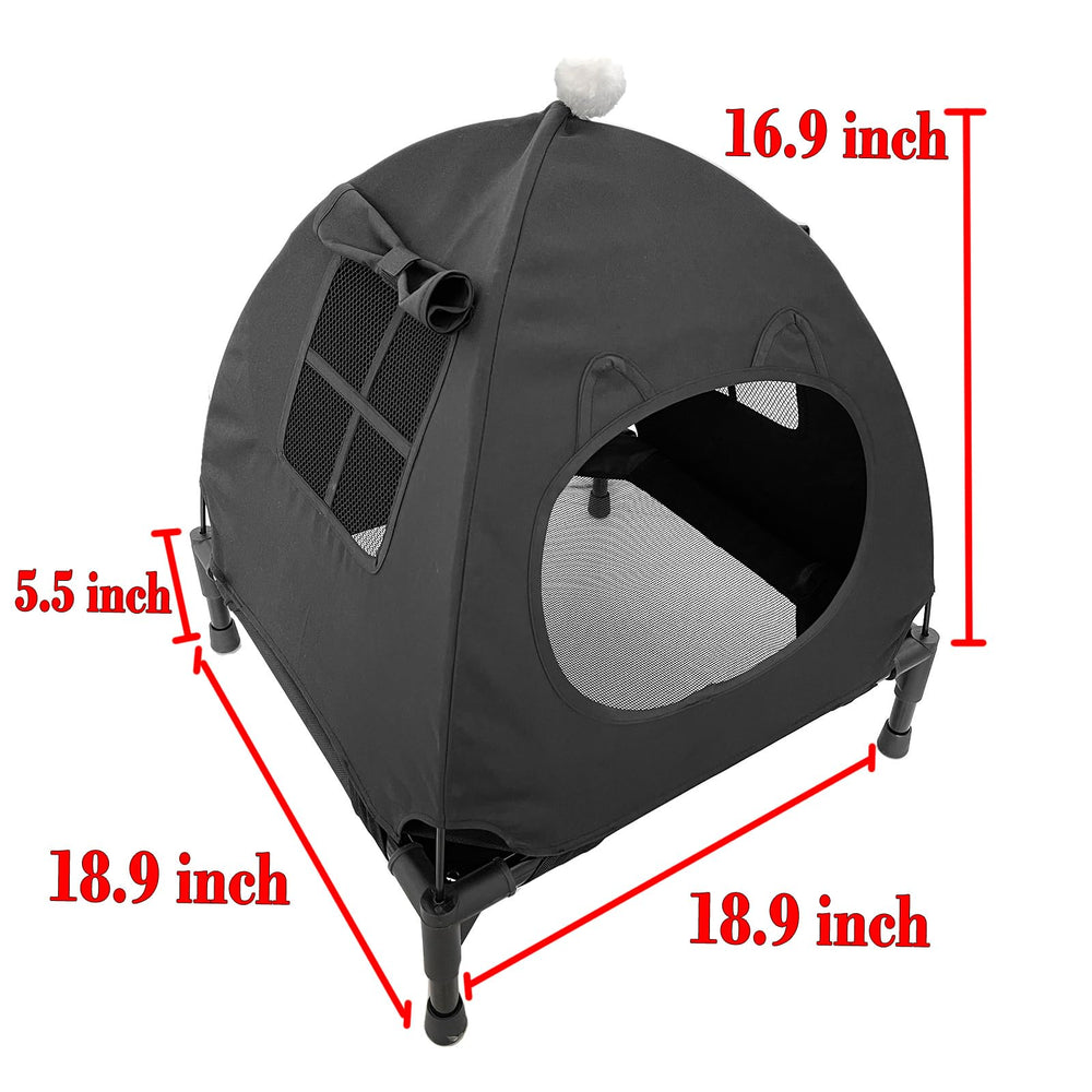 Pozico 18.9 inch bed suits small pets in compact spaces