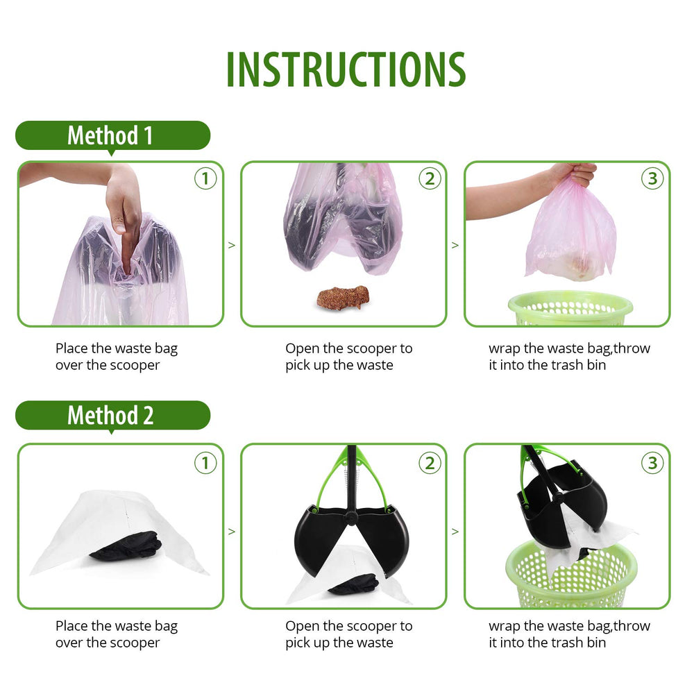 PPOGOO ergonomic one-handed pooper scooper reduces bending and effort.