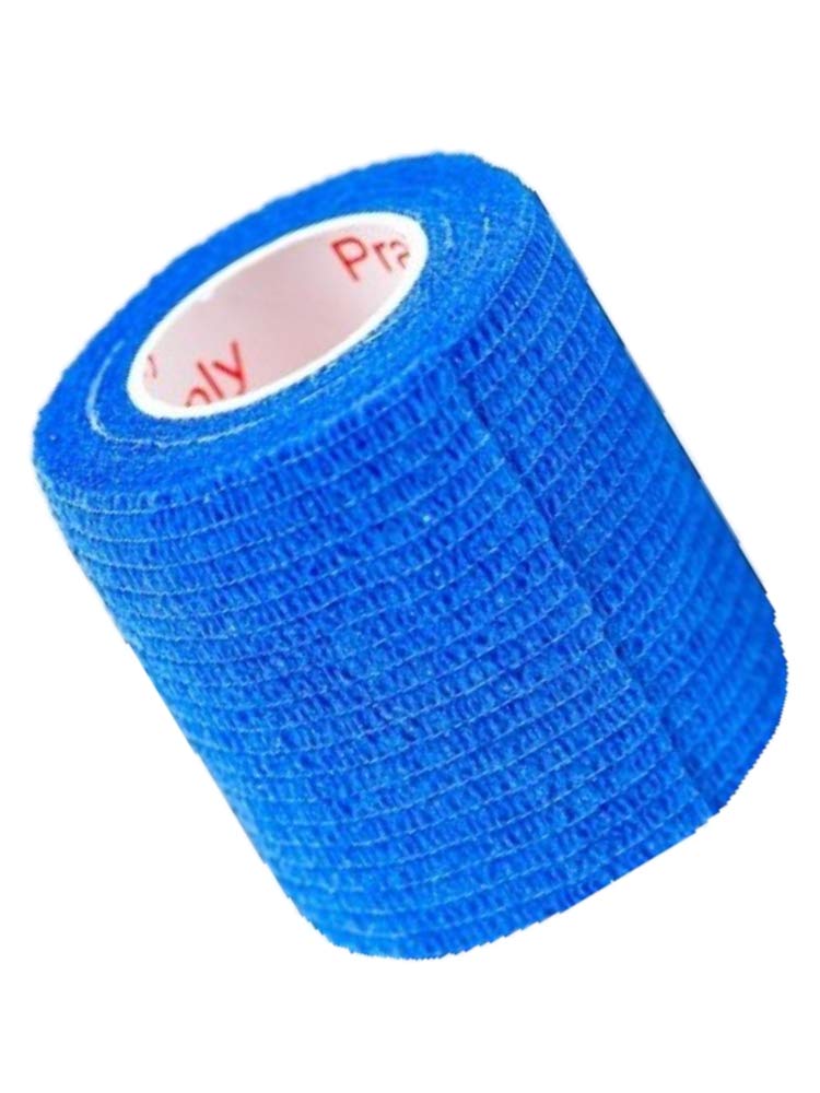 Prairie Horse Supply vet wrap with no clips or pins for hair-safe application.