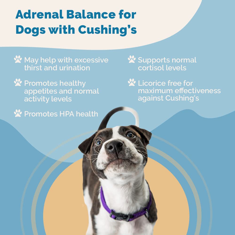 PranaPets Adrenal Balance label close-up highlighting USA-made, third-party tested.