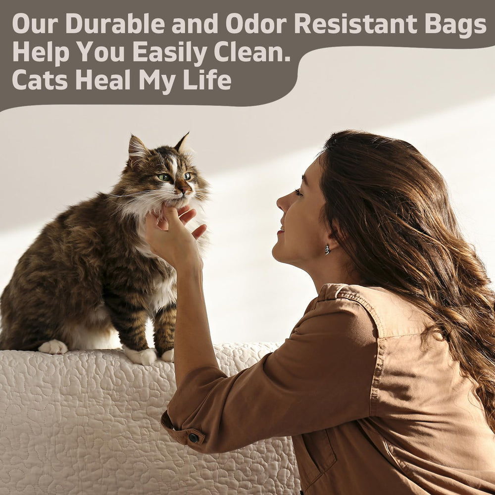 Precizex cat litter bags ready for hygienic disposal and clean maintenance