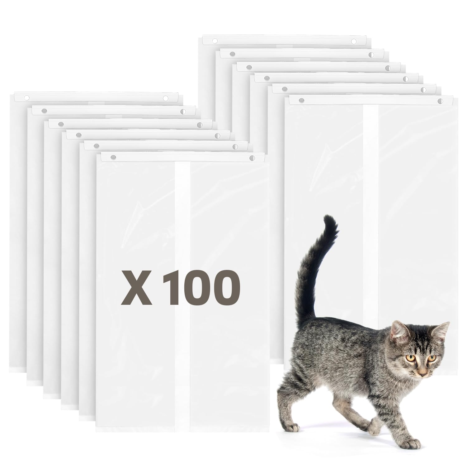 Precizex cat litter bags outer box shows bulk packaging for easy storage