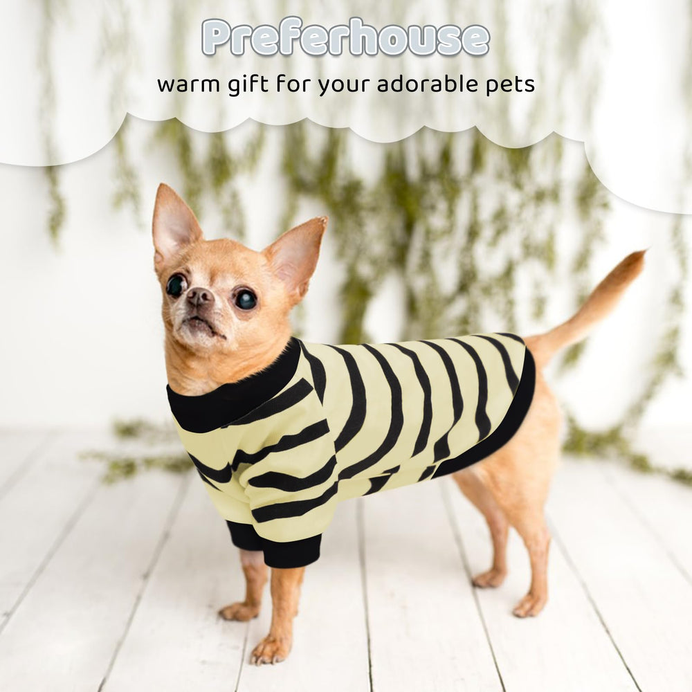 Modelo cómodo de camiseta rayas para perro de Preferhouse
