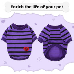 Preferhouse dog-shirt size chart inside assists selecting the right fit for pets.