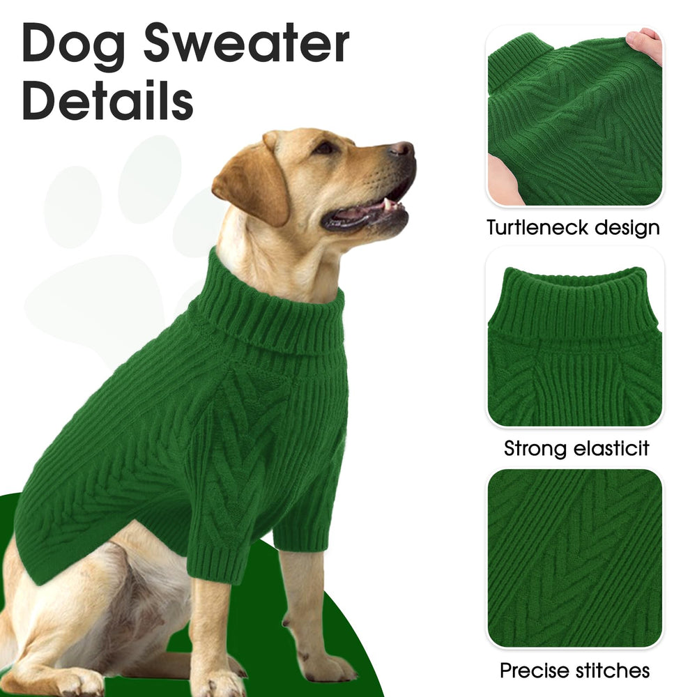 Preferhouse dog sweater winter warmth texture highlights durable knit and machine-washable design.